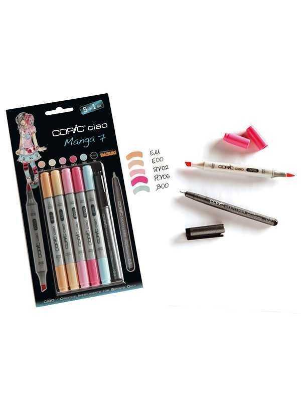 Copic Ciao 5+1 set manganese 7