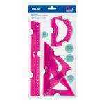 Flex&Resistant pink Acid rulers kit