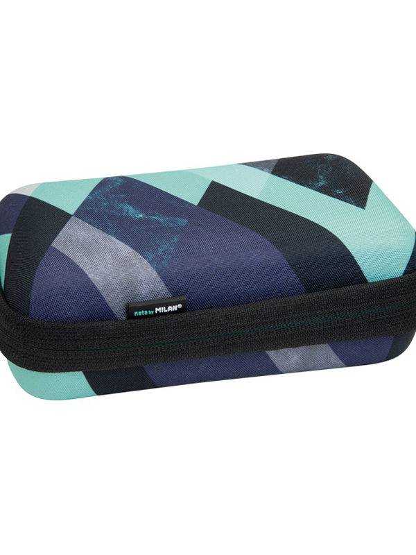 Կիսափափուկ Երկփեղկ Լիցքավորված Գրչատուփ Eye Tricks - Կապույտ