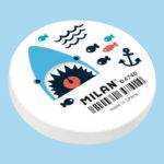 Round rubber D4740 Shark Attack