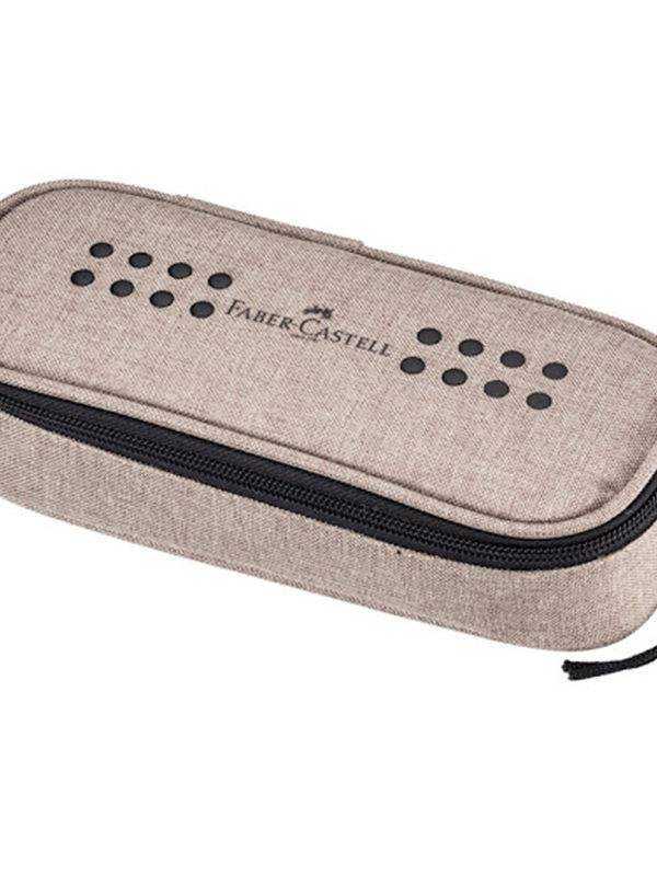 Grip pencil case with rubber band, sand