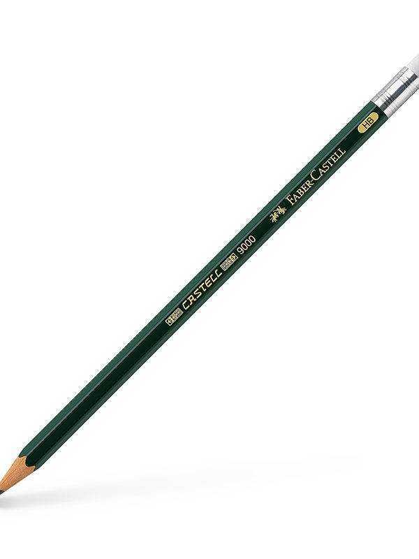 Castell 9000 graphite pencil with eraser, HB
