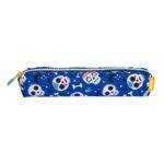 Mini pencil case Bats & Bites, blue