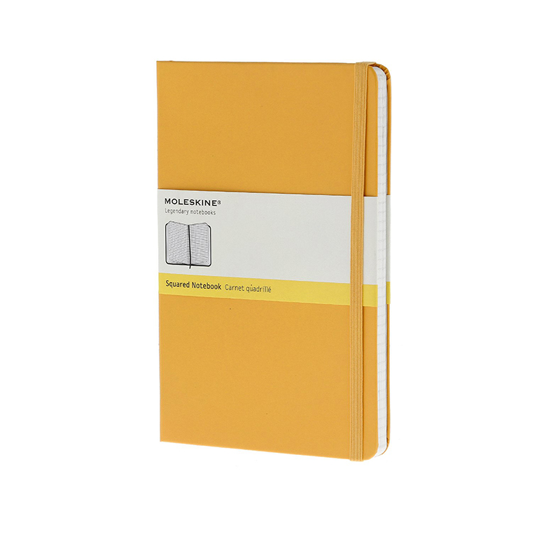 NOTEBOOK LG SQU ORAN YLW HARD