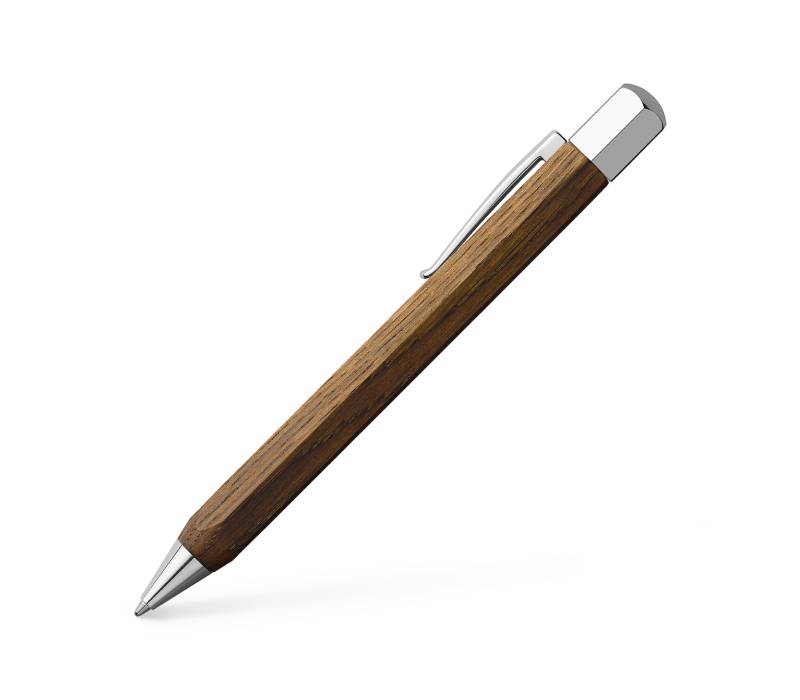 Ondoro smoked oak twist ballpoint pen
