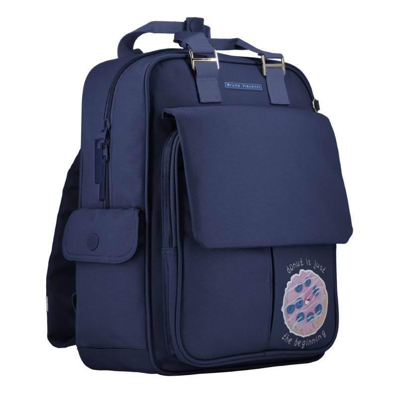 Backpack BrunoVisconti синий «DONUT»